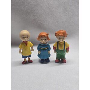 CAILLOU + ROSIE + LEO 2" two inch figures figurines PVC- RARE